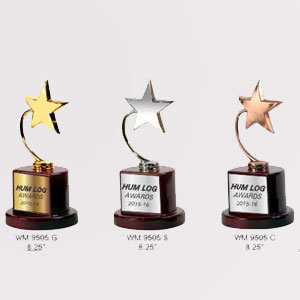 GLORY STAR (GOLD) - 08.25" Trophy